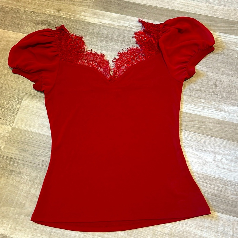Lady in red!
